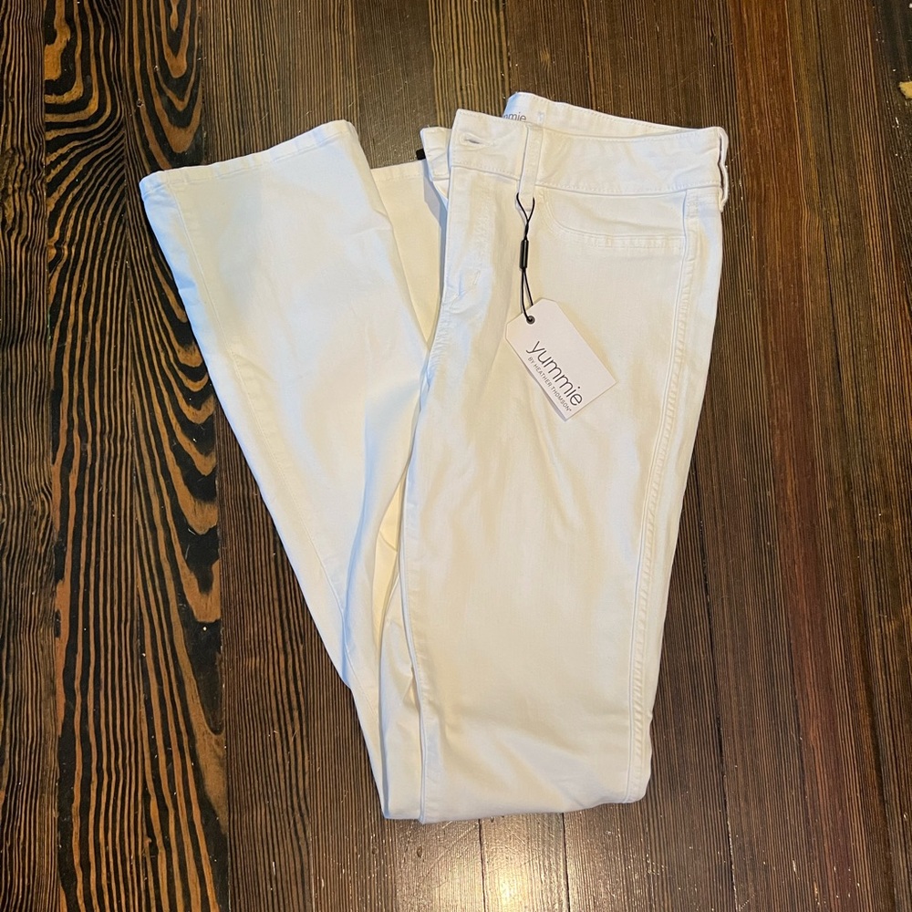 Yummie brand White, Boot Cut Jeans - New With Tags